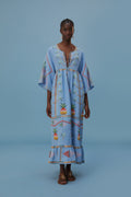 Embroidered Pineapple Cover-Up