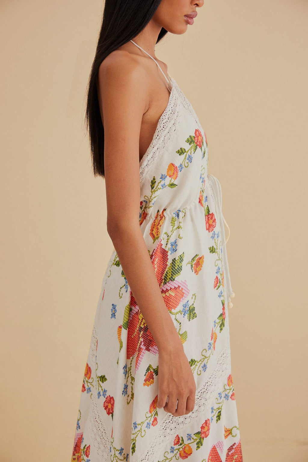 White Banana Vitamin Lace Cover Up
