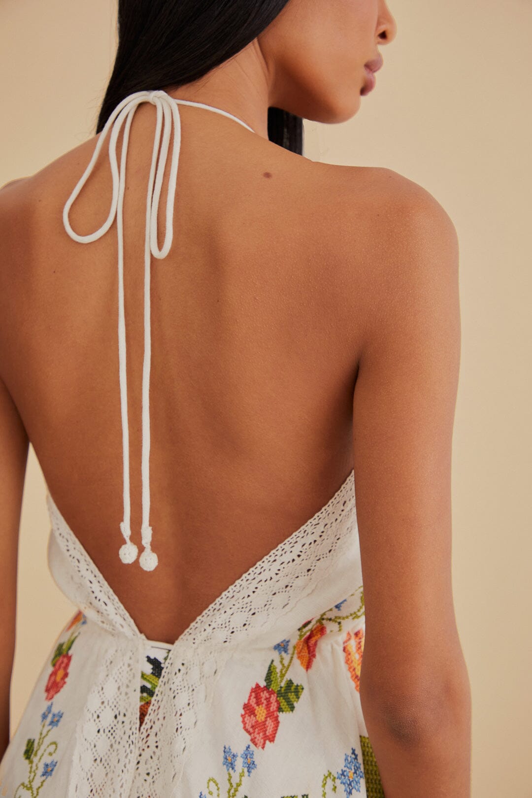 White Banana Vitamin Lace Cover Up