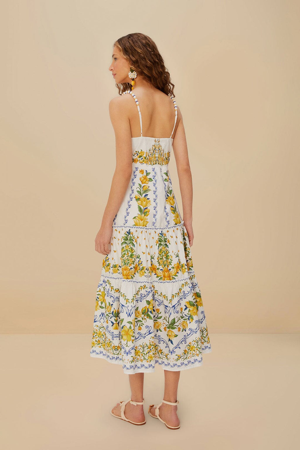 Off-White Sicily Organic Cotton Midi Dress