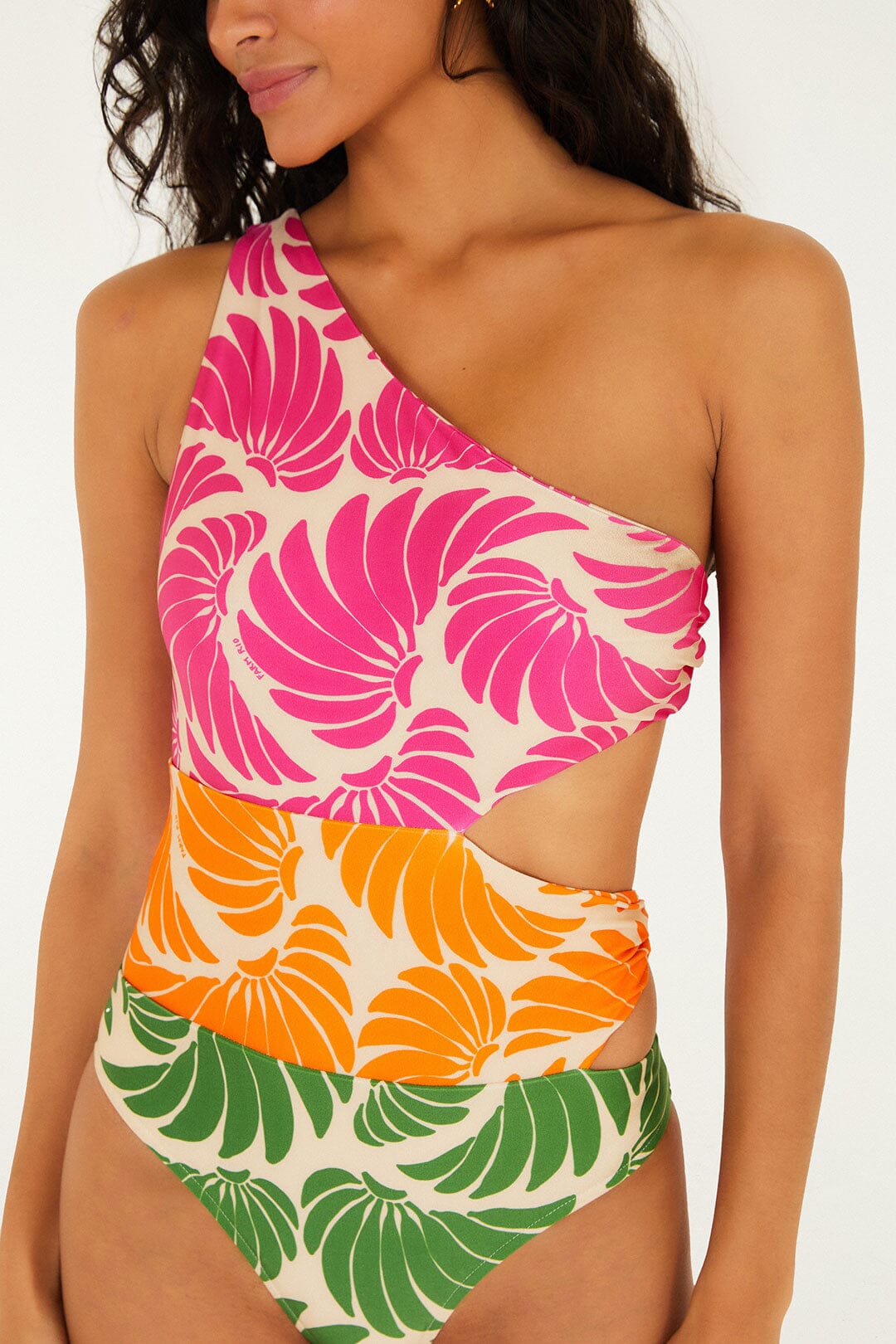 Banana Wings One Shoulder One Piece
