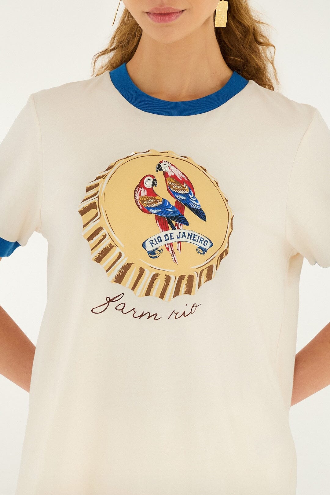 Off-White Beer Cap Organic Cotton Baby T-Shirt