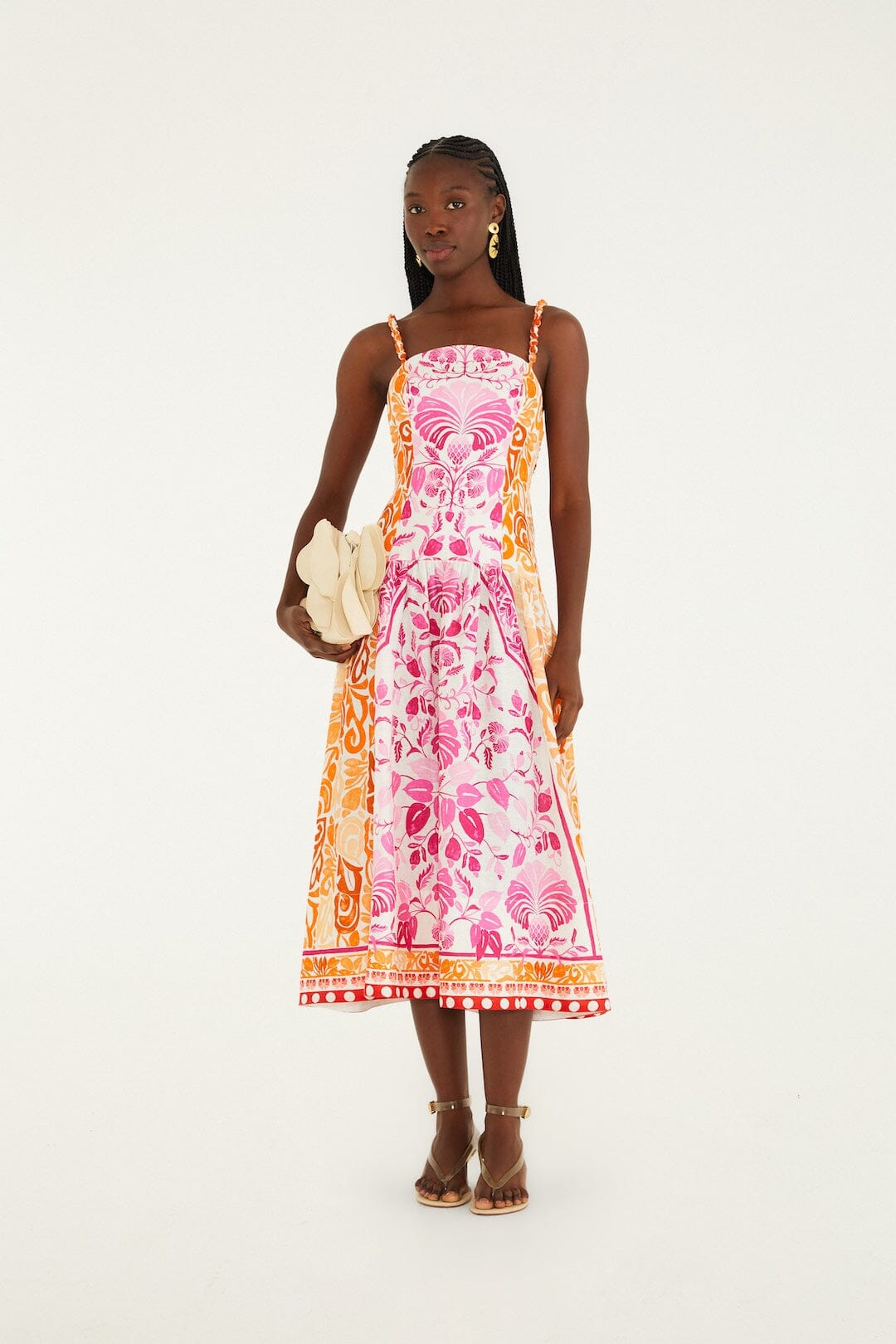 Off-White Santorini Euroflax™ Premium Linen Midi Dress
