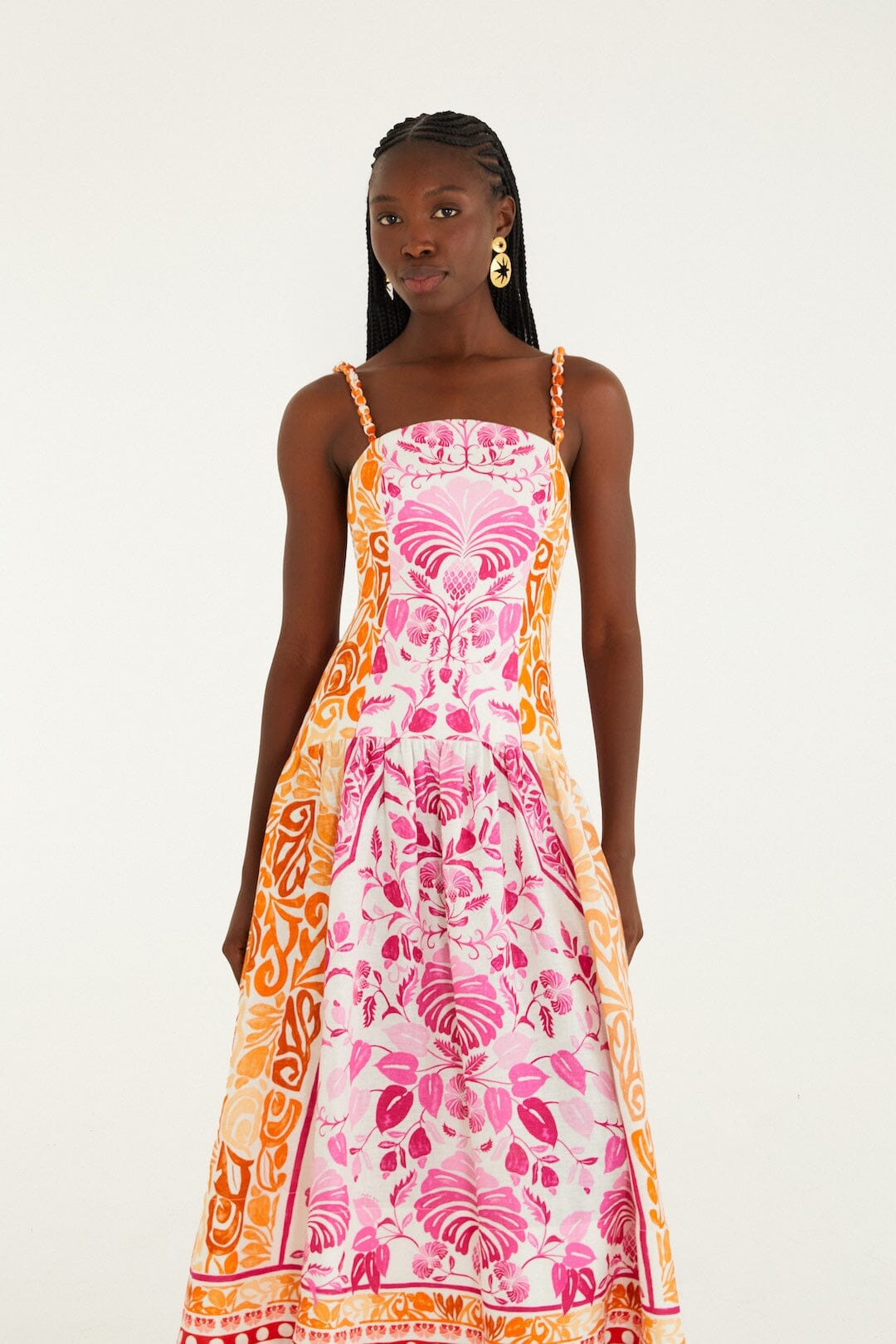 Off-White Santorini Euroflax™ Premium Linen Midi Dress