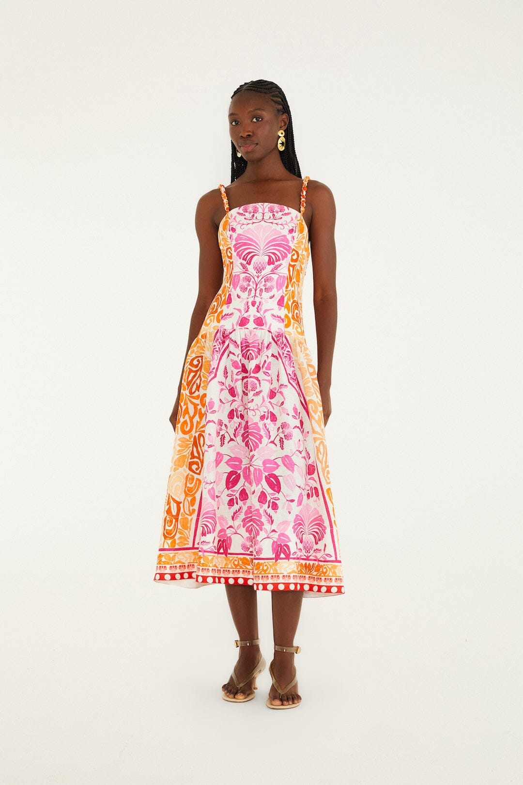 Off-White Santorini Euroflax™ Premium Linen Midi Dress