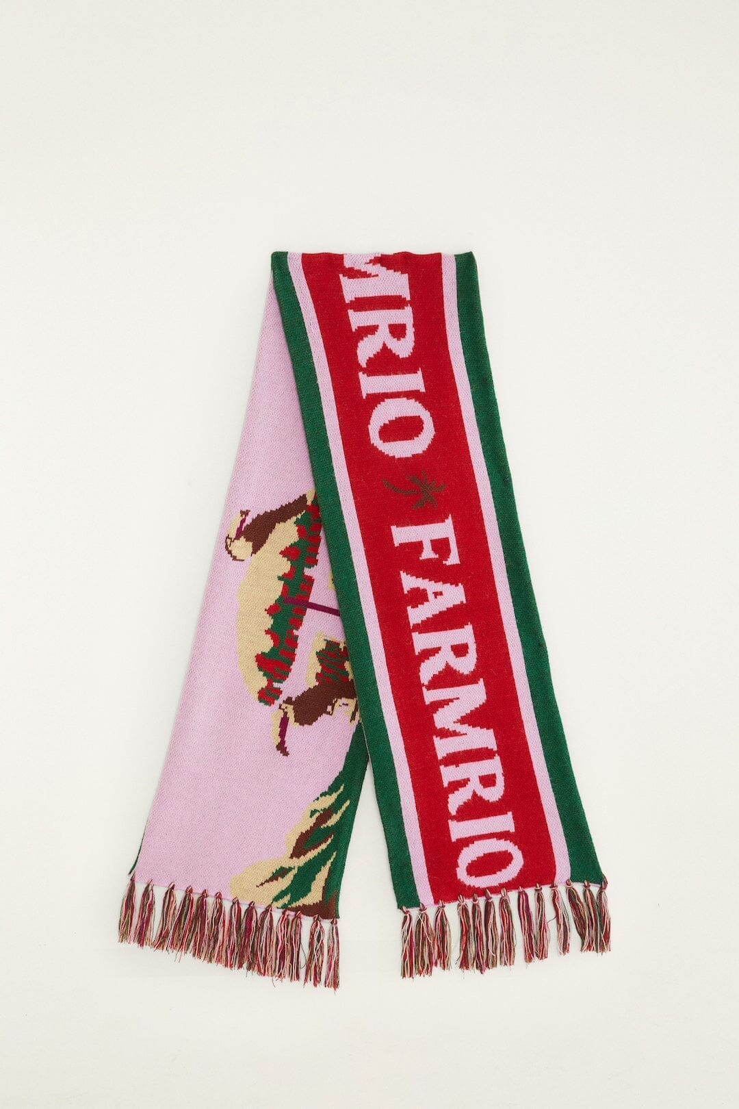 Multicolor From Sand To Snow Knit Scarf
