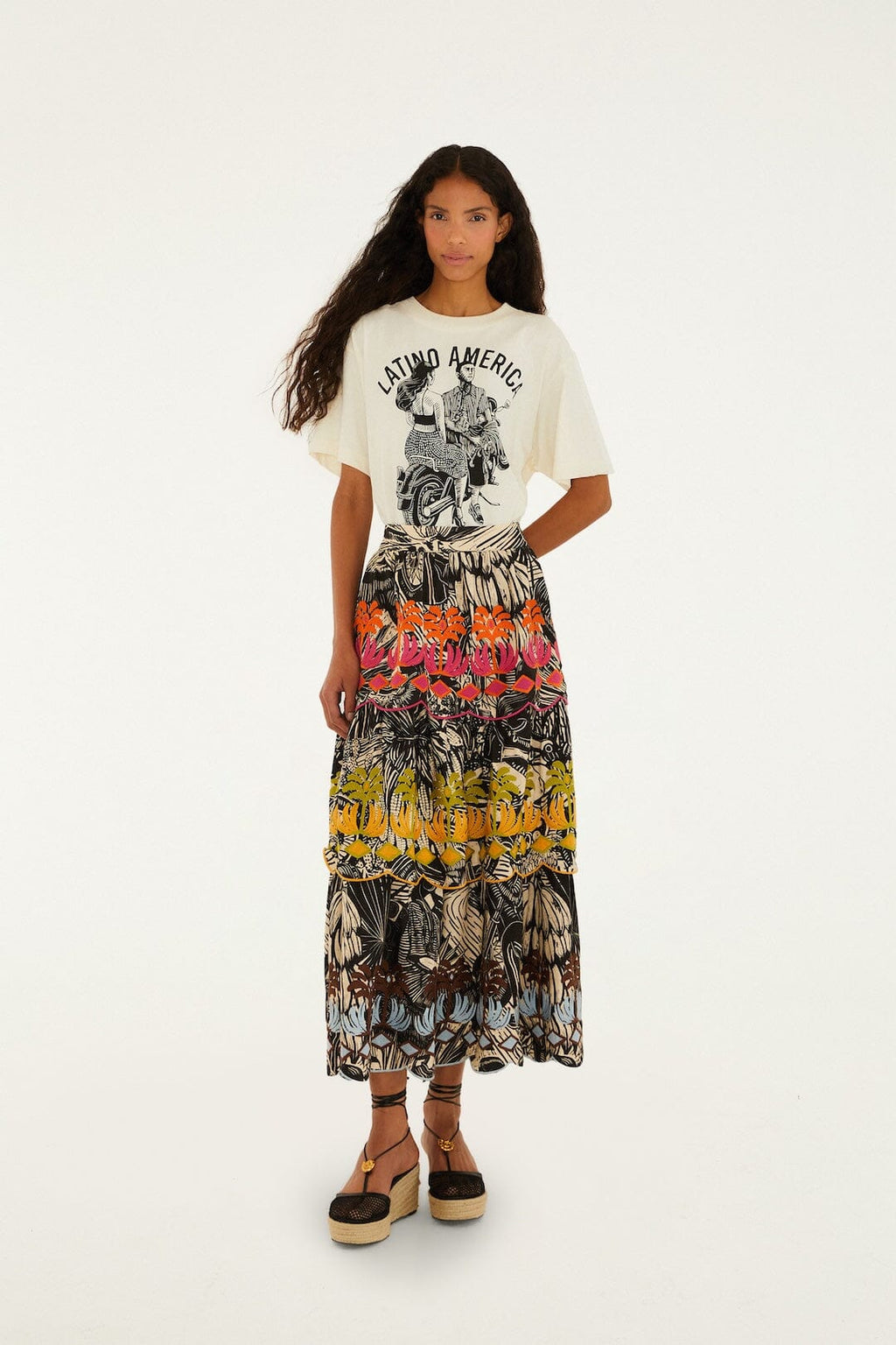 Off-White Latino Americana Organic Cotton T-Shirt